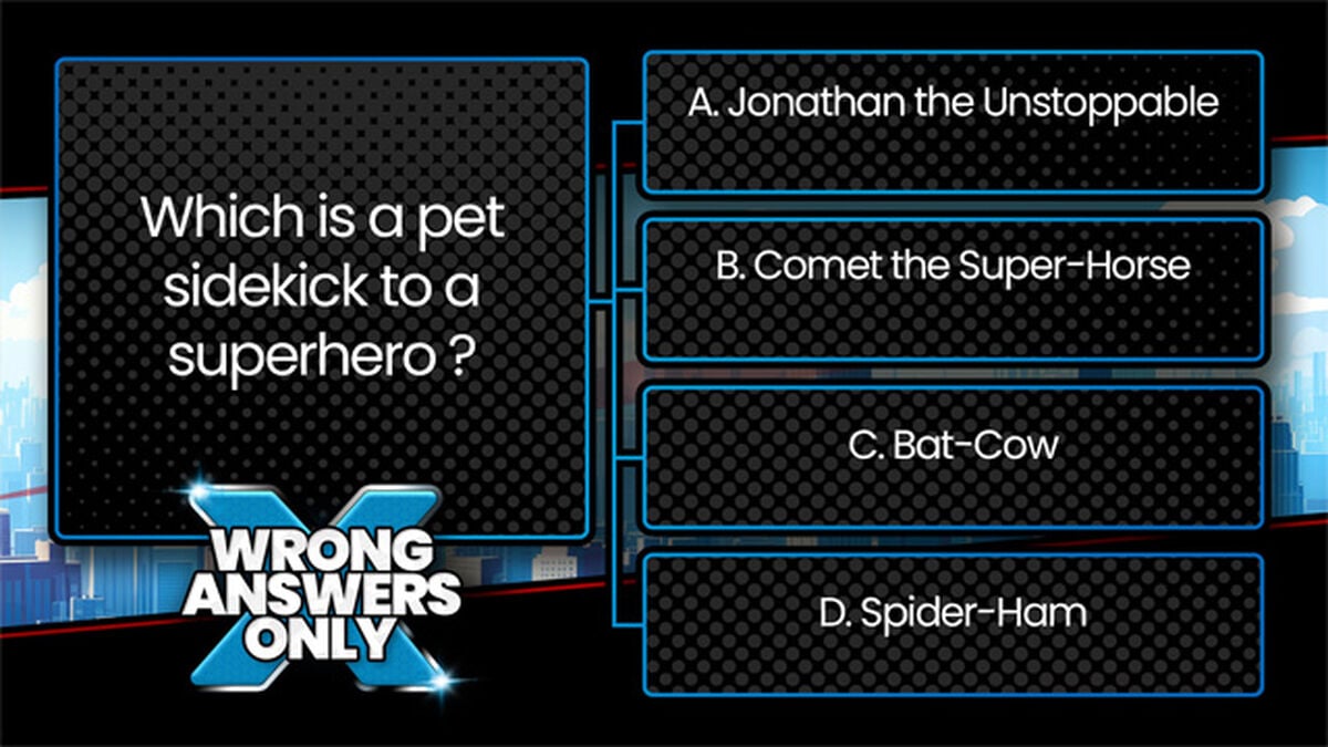 Wrong Answers Only: Superhero Edition image number null